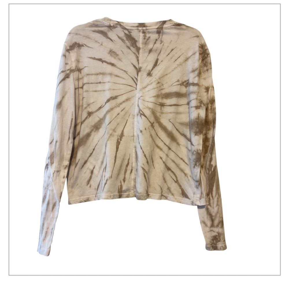 SAGE COLLECTIVE Tie-dye Crop T-Shirt - Size Large - Picture 2 of 4